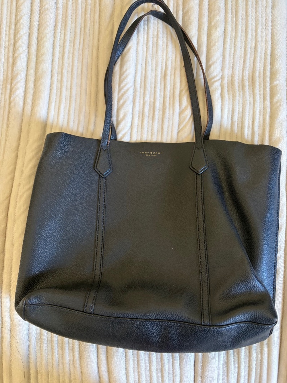 Torry Burch leather Perry tote
